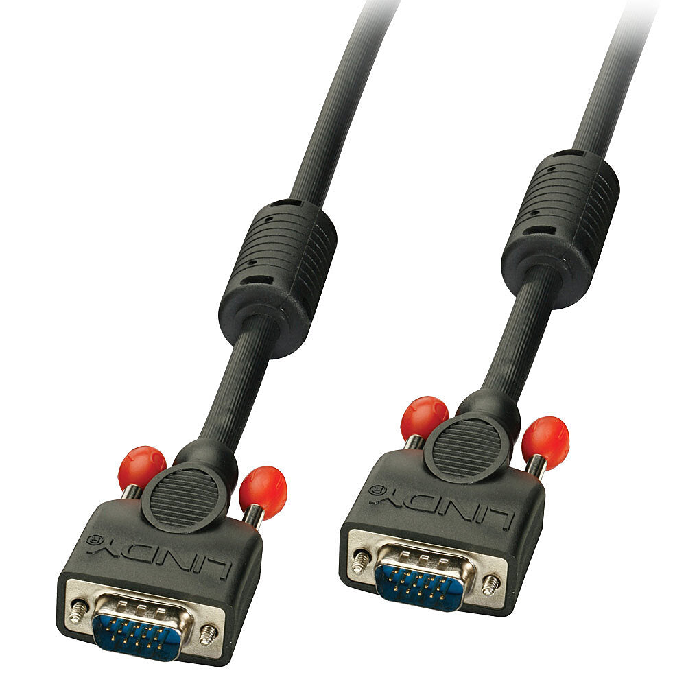 Lindy VGA–VGA Videokabel – 0,5 m, schwarz