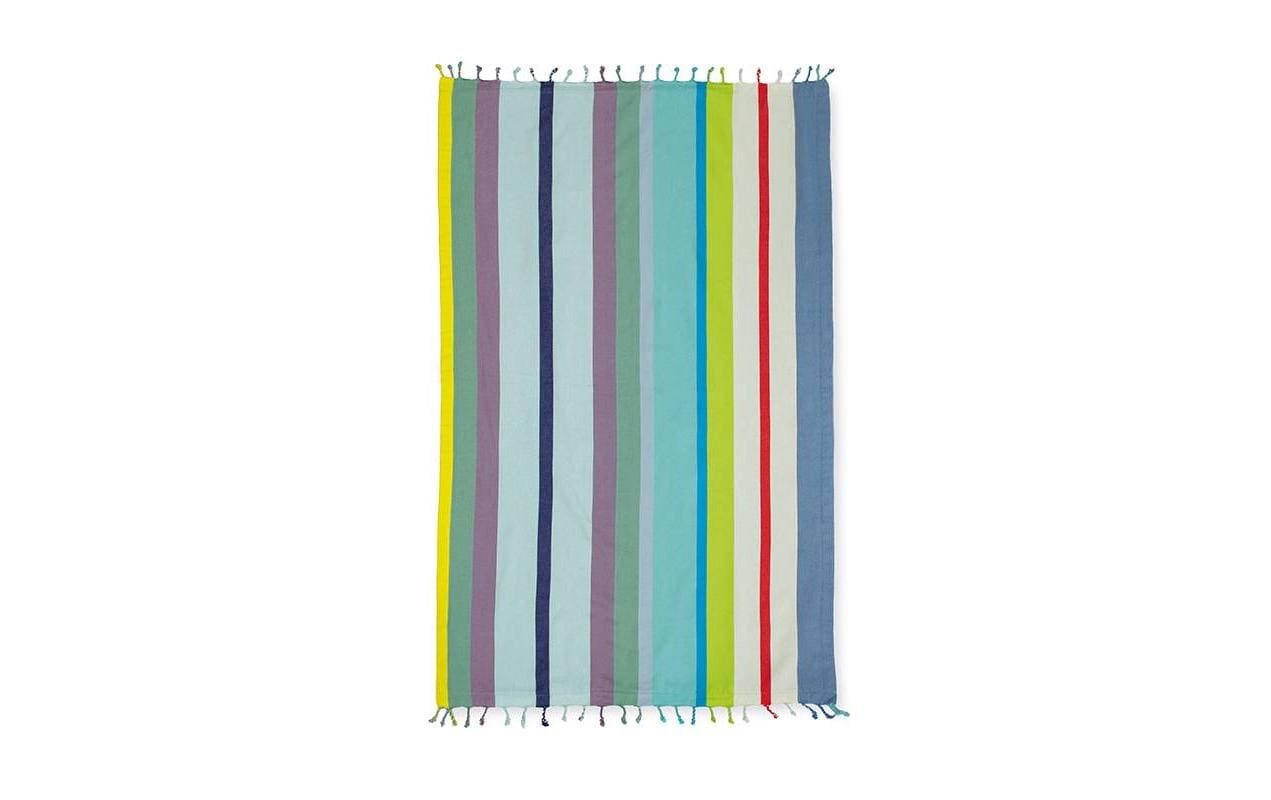 REMEMBER Strandtuch Hamam Laguna – 90 × 170 cm, Mehrfarbig, Mikrofaser/Baumwolle