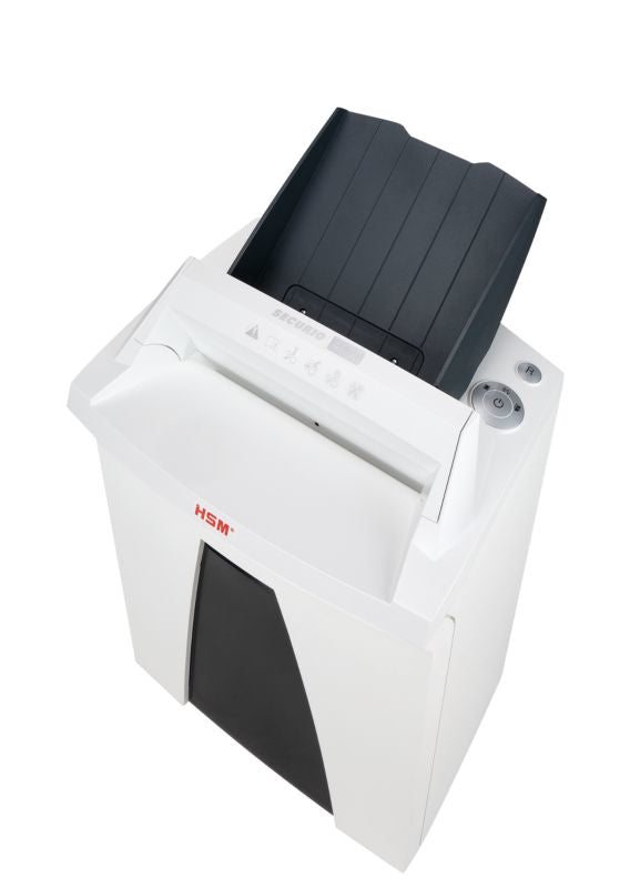 HSM AF150 – Aktenvernichter mit Autofeed 150 Blatt, DIN P-4, Partikelschnitt 4,5 × 30 mm, 10 Blatt, 34 l
