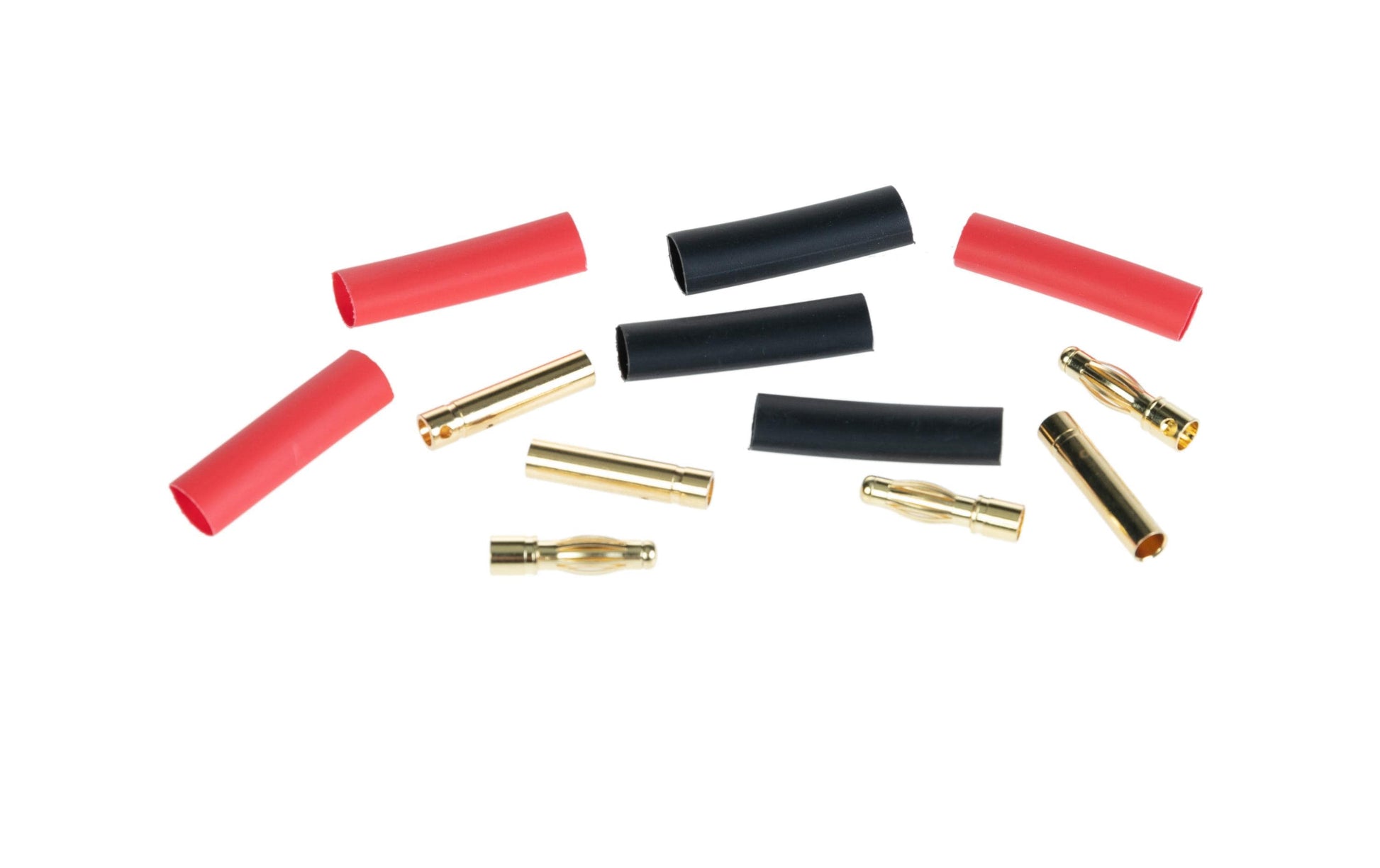 EP Product Steckersatz, 4,0 mm Gold, 3 Stk., mit Schrumpfschlauch – für EP Motor