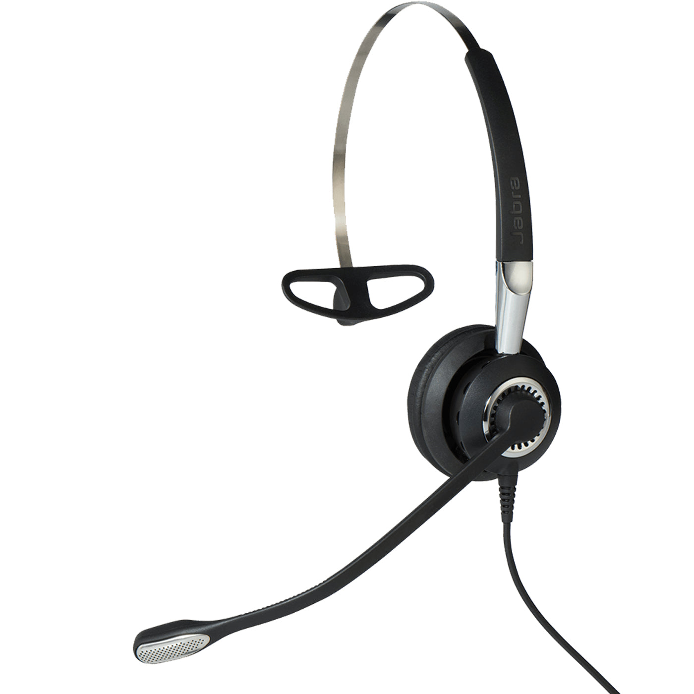 Jabra BIZ 2400 II – Mono Headset – Kabelgebunden, Boom-Mikrofon – Schwarz/Silber