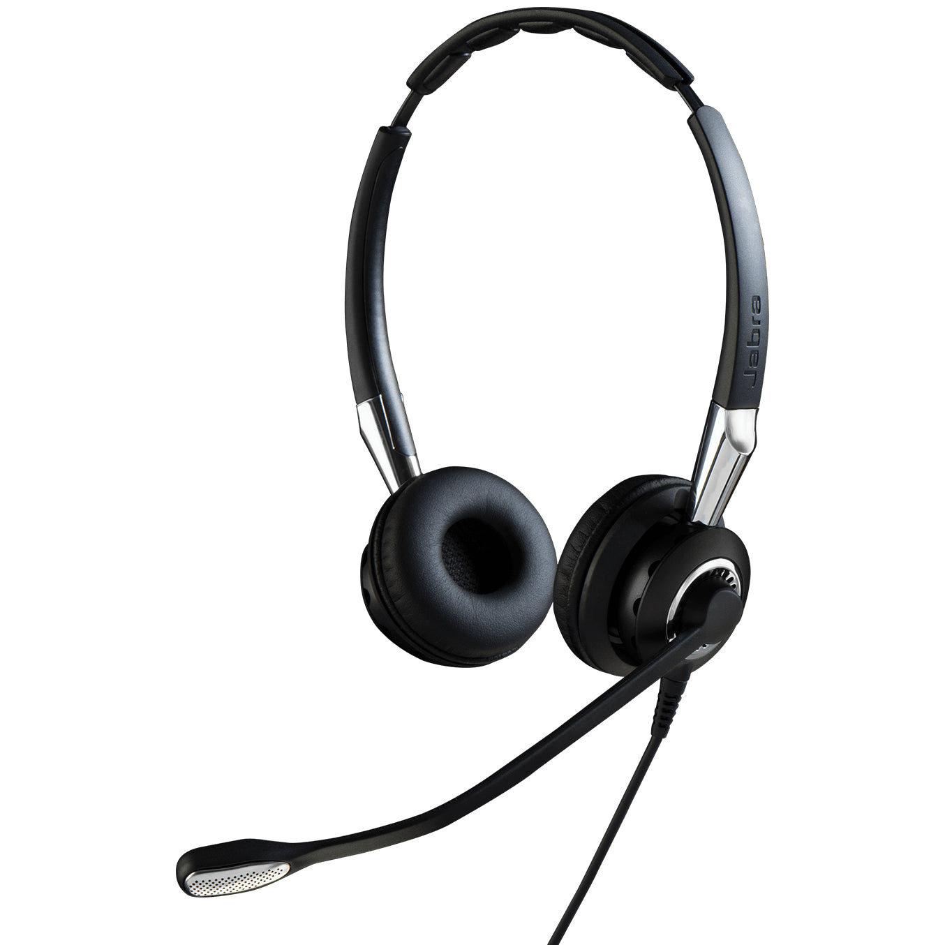 Jabra BIZ 2400 II – Duo Headset – Noise-Cancelling Mikrofon, Wideband, Freespin