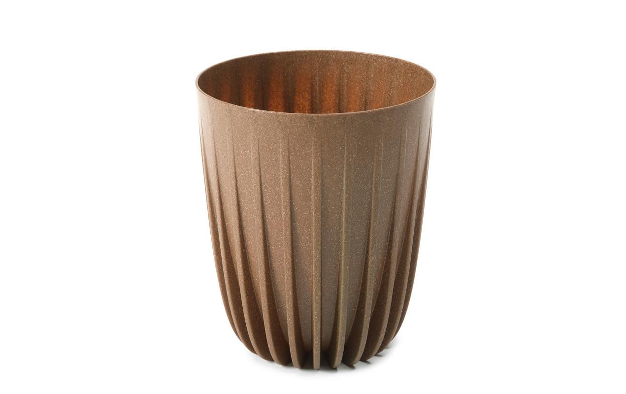Neogard Blumentopf – Ø 19 × 22,6 cm – Recycling-Kunststoff, Braun
