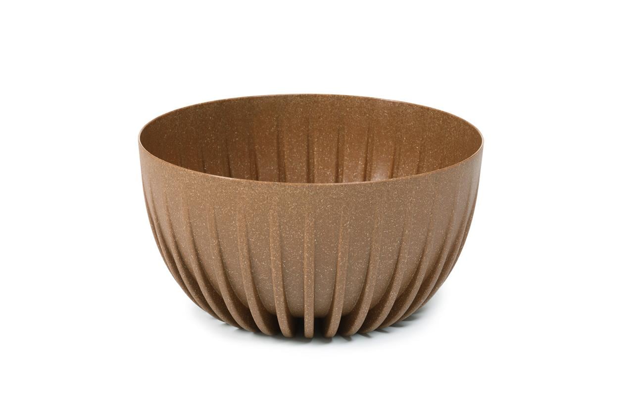 Neogard Blumentopf – Ø 30 × 15,6 cm – Kunststoff, Braun