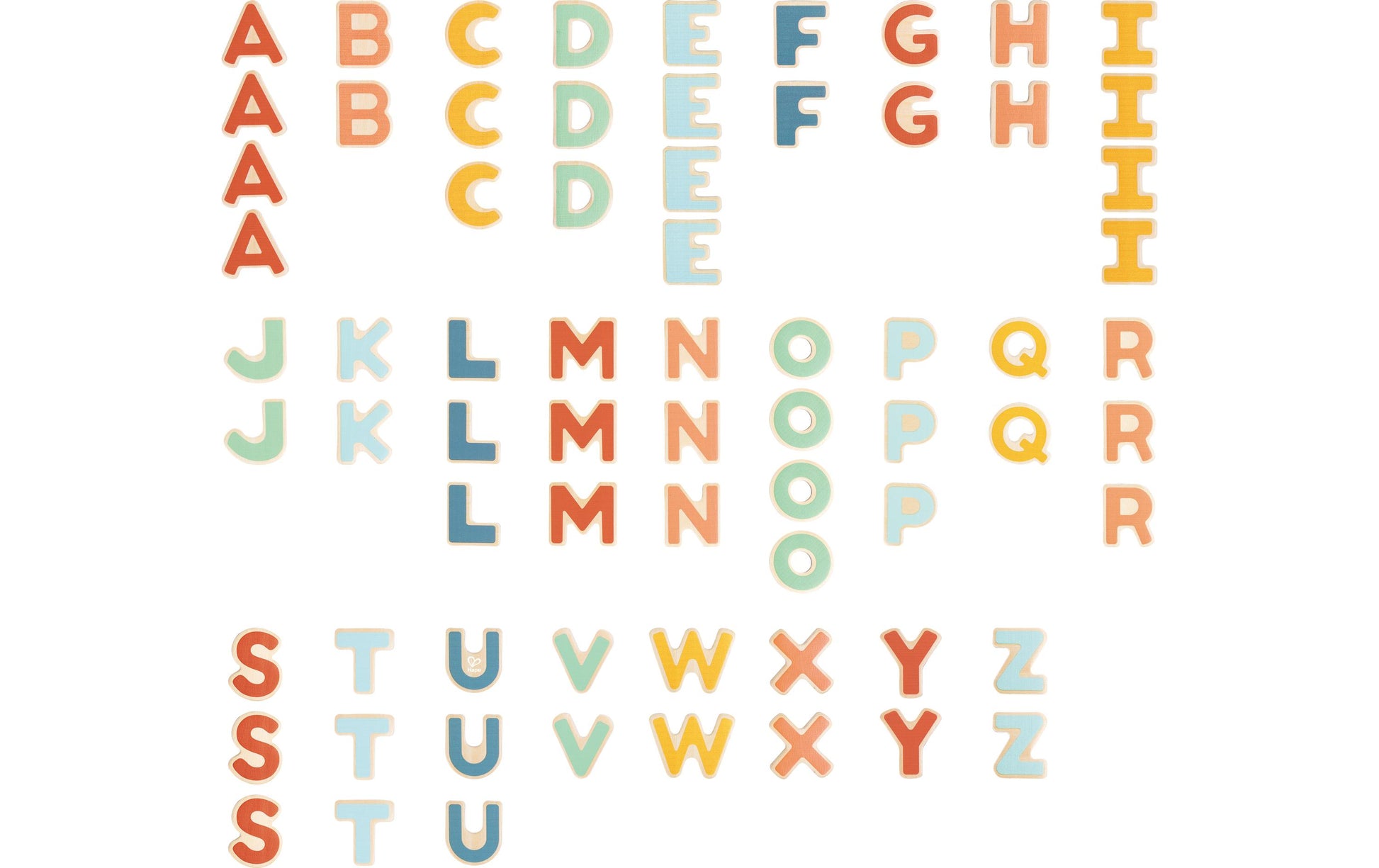 Hape Magnet-Set – Buchstaben, 70 Teile, ab 3 Jahren