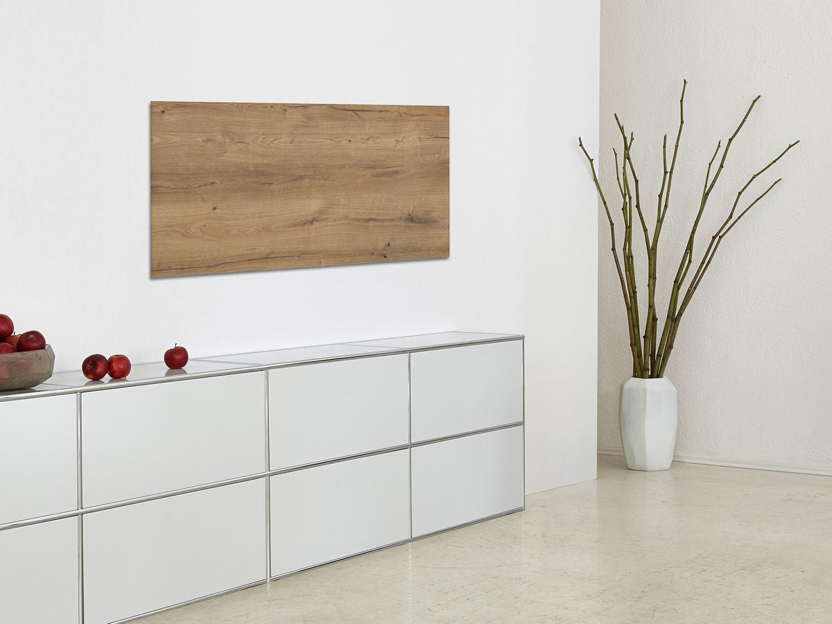 Sigel Whiteboard – 91 × 46 cm, Glas, magnetisch, Wandmontage, inkl. SuperDym Magnetwürfel, Montagesatz
