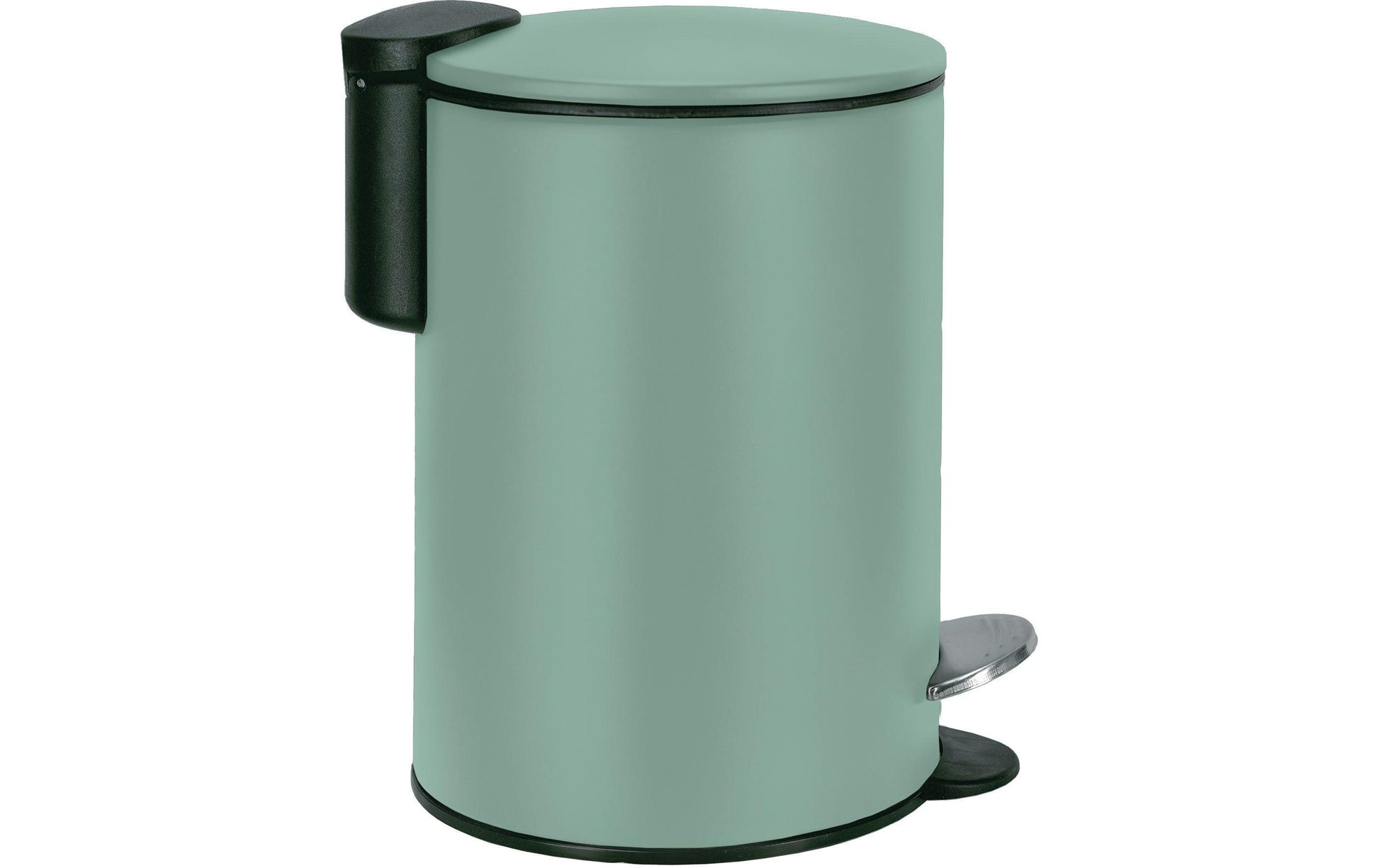 Kleine Wolke Treteimer Silence Malediva – 3 l – Metall, rund – grün – Soft-Close