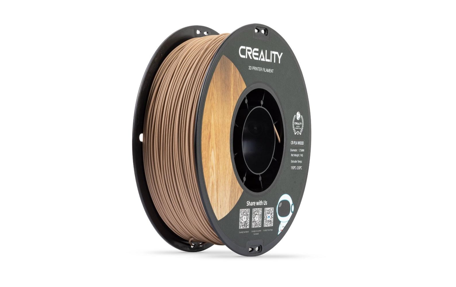 Creality 3D-Drucker-Filament PLA (Holzfaser) 1,75 mm Braun, 1 kg