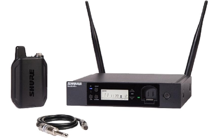 Shure GLXD14R+E-Z4 Lavaliermikrofon – Mini XLR, XLR, 6,35 mm Klinke, Kabellos (2,4–5,8 GHz), 50–20'000 Hz