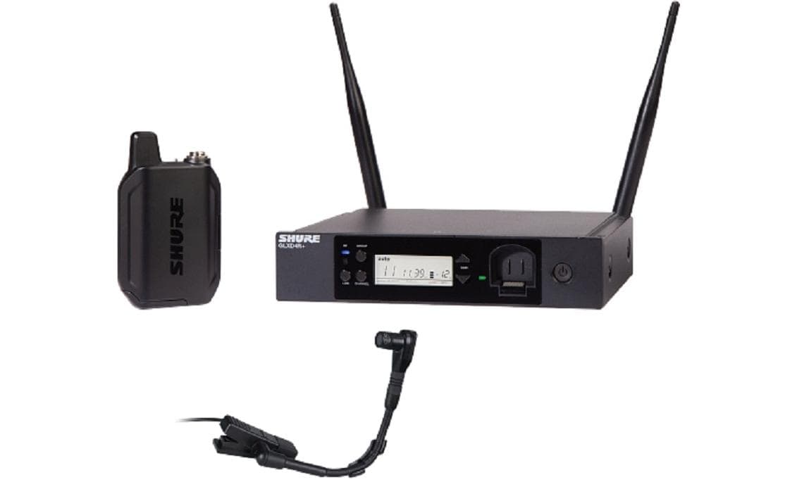 Shure GLXD14R+E/B98-Z4 Headsetmikrofon – XLR, Mini XLR, 6,35 mm Klinke, Kabellos, Superniere