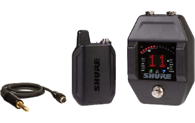 Shure GLXD16+E-Z4 – Digitales Gitarren-Funkset – 5725–5875 MHz, 6,3 mm Klinke/Mini-XLR