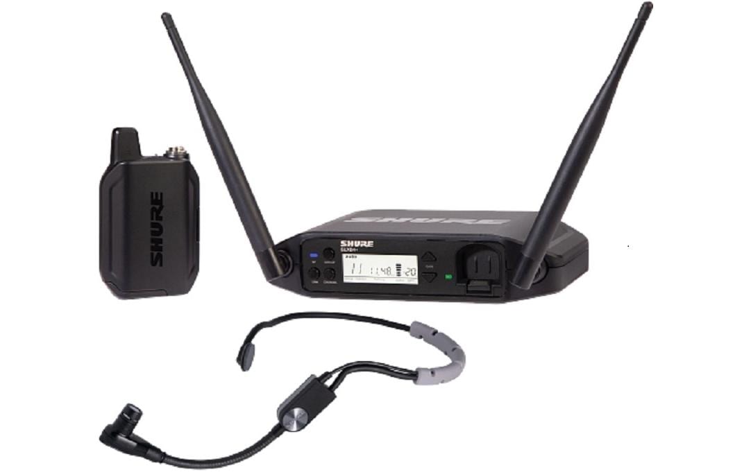 Shure GLXD14+E/SM35-Z4 Headsetmikrofon – Mini-XLR/XLR/6,35-mm-Klinke, Kabellos, Niere, 50–20'000 Hz