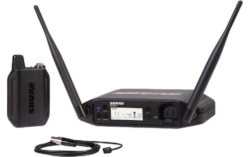 Shure GLXD14+E/93-Z4 Lavaliermikrofon – Kabellos (UHF, 5725–5875 MHz), Omnidirektional, 50–20'000 Hz