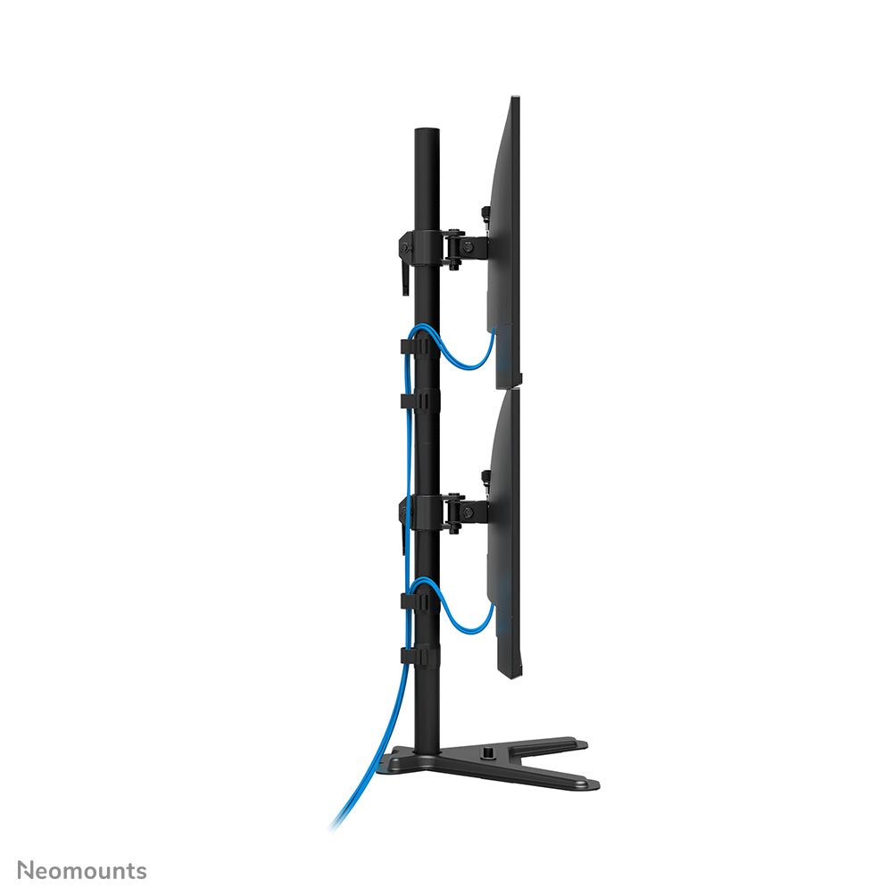 Neomounts DS45-600BL2V – Monitor-Tischständer – freistehend – 2 Monitore – 10–32" – VESA 75×75/100×100 mm – bi
