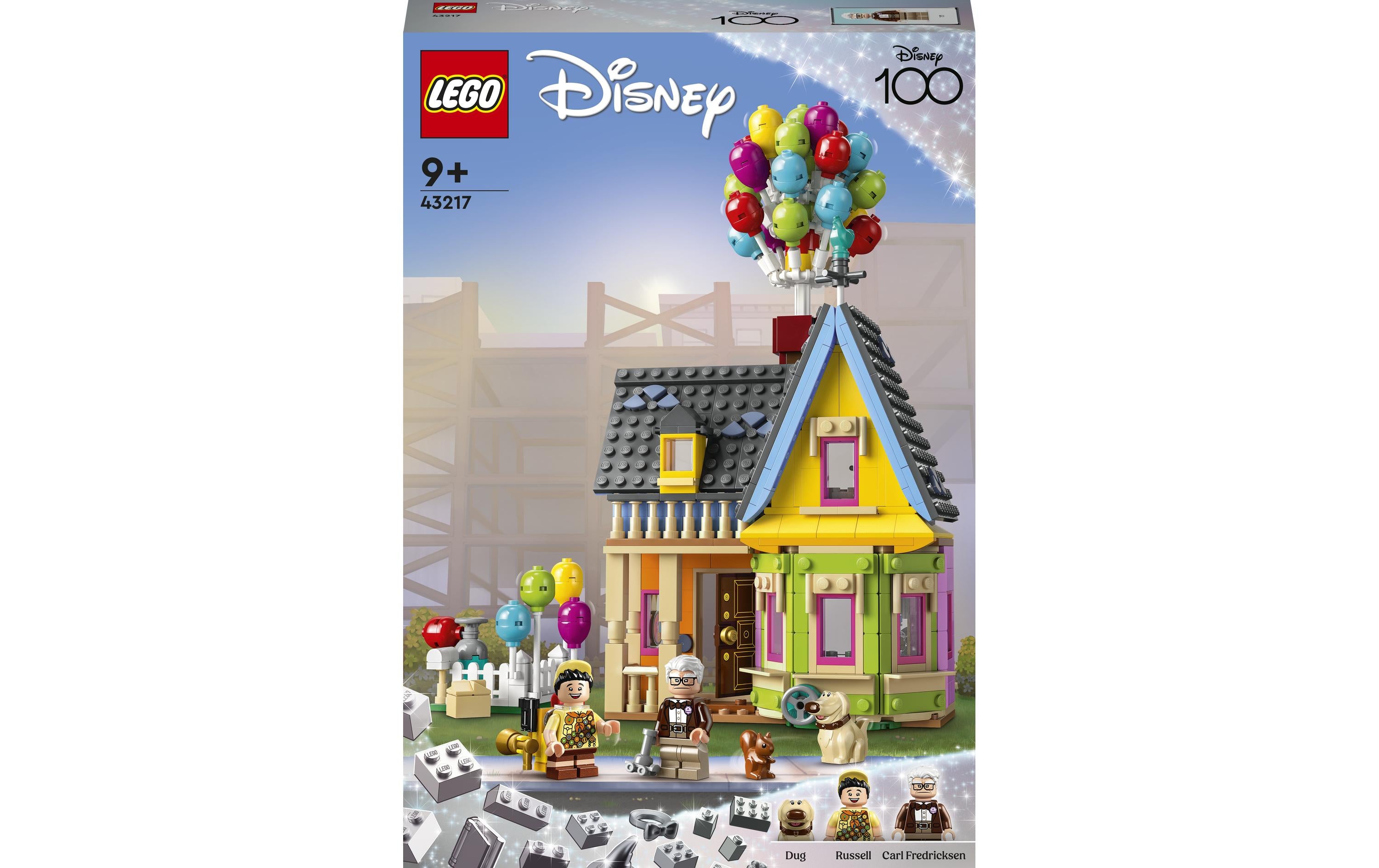 LEGO Carls Haus aus Oben 3D-Puzzle – Disney – 598 Teile – 15 × 27 × 11 cm – ab 9 J.