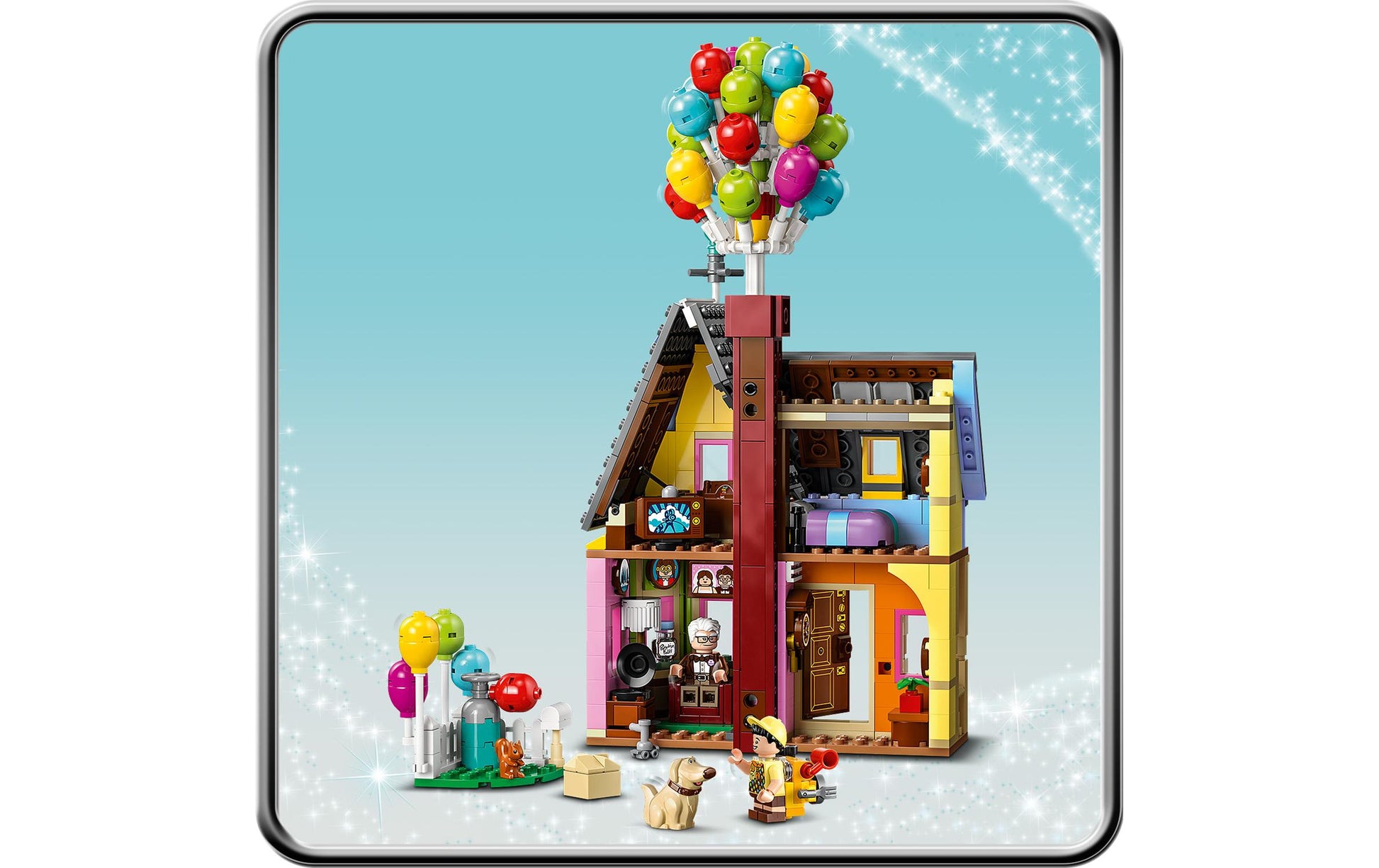 LEGO Carls Haus aus Oben 3D-Puzzle – Disney – 598 Teile – 15 × 27 × 11 cm – ab 9 J.