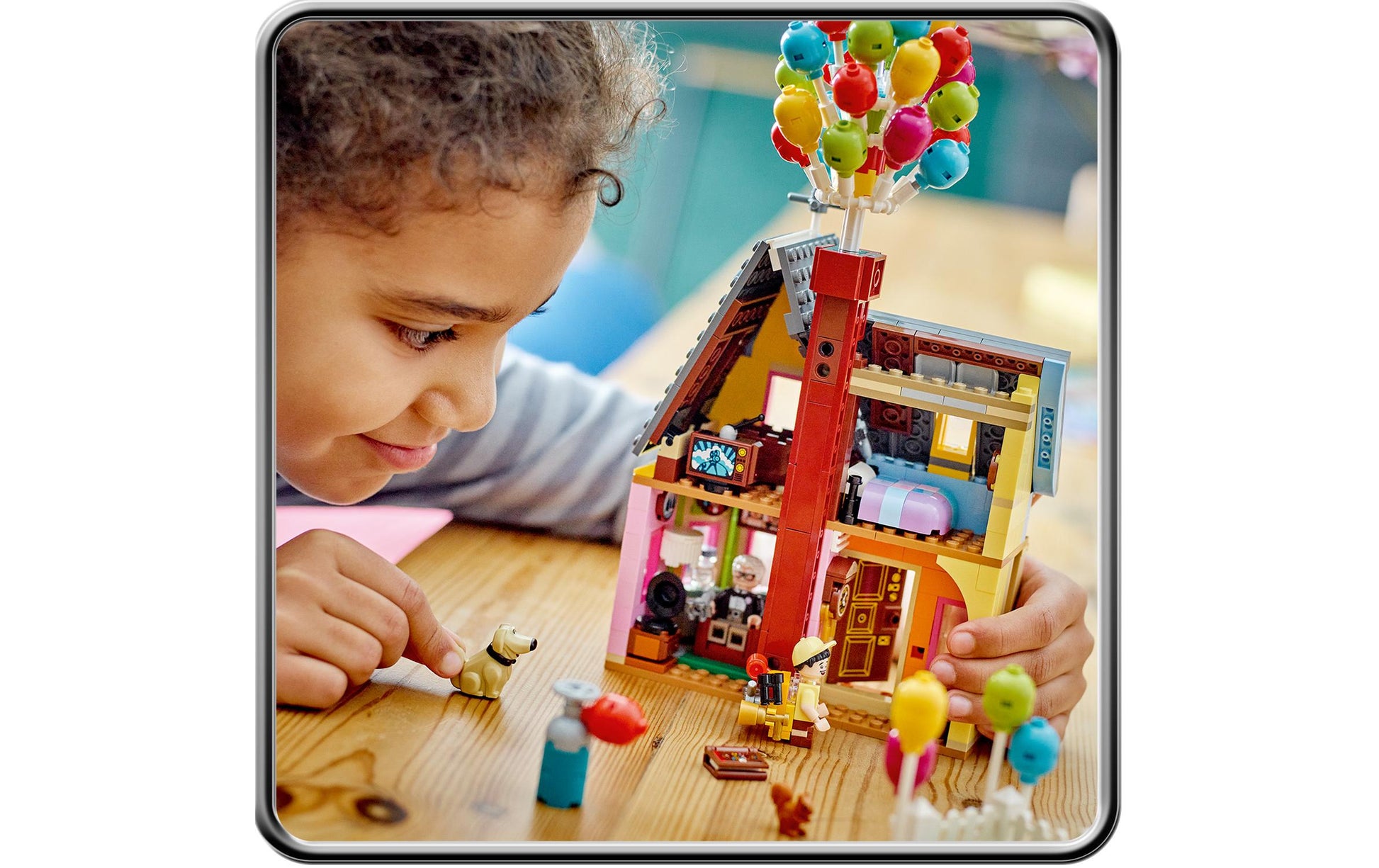 LEGO Carls Haus aus Oben 3D-Puzzle – Disney – 598 Teile – 15 × 27 × 11 cm – ab 9 J.
