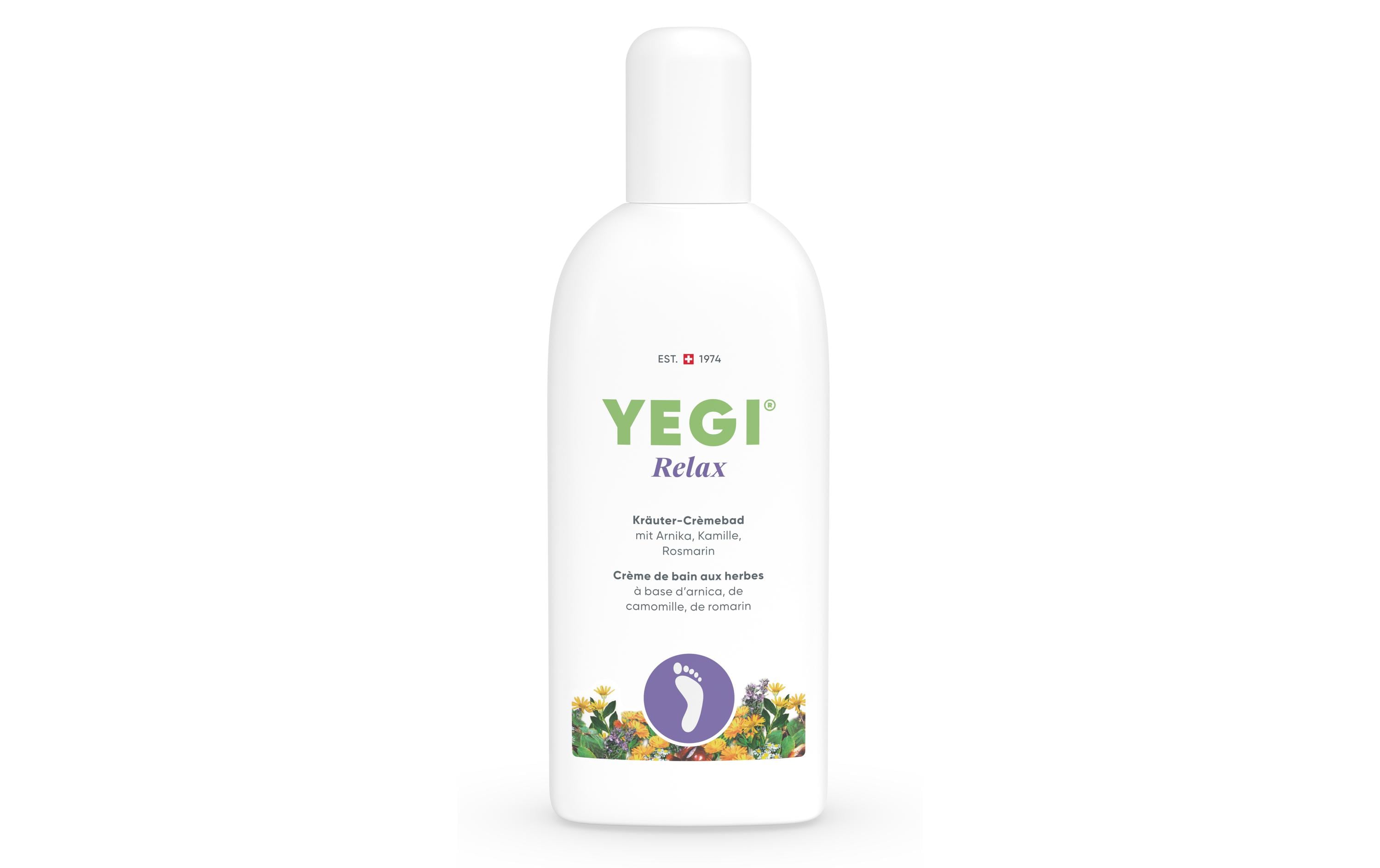 Yegi Kräuter Relax Creme-Fussbad – 200 ml