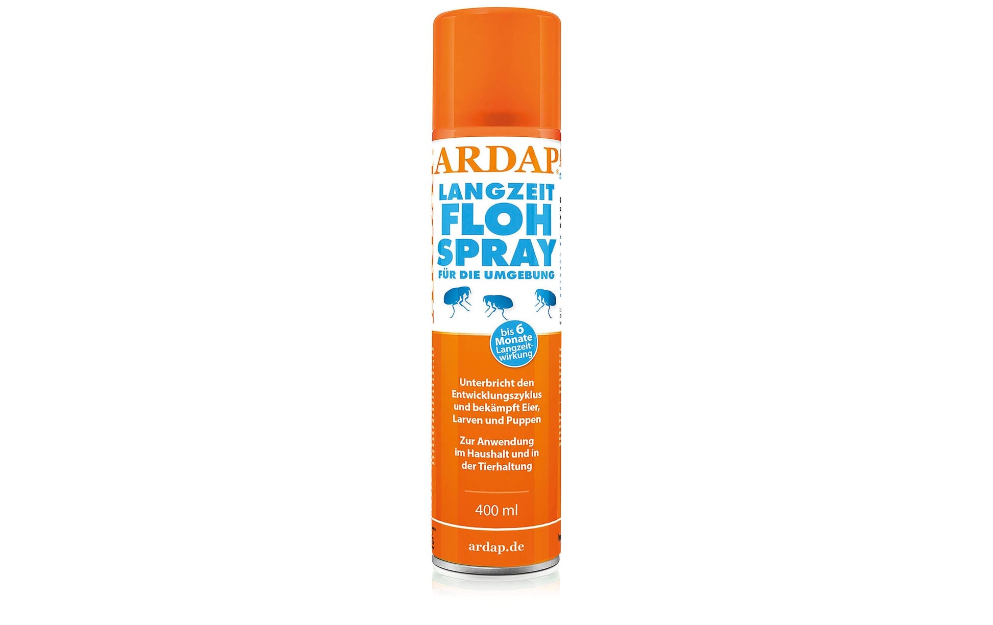 Ardap Umgebungs-Flohspray – 400 ml – Spraydose – für Katze, Hund