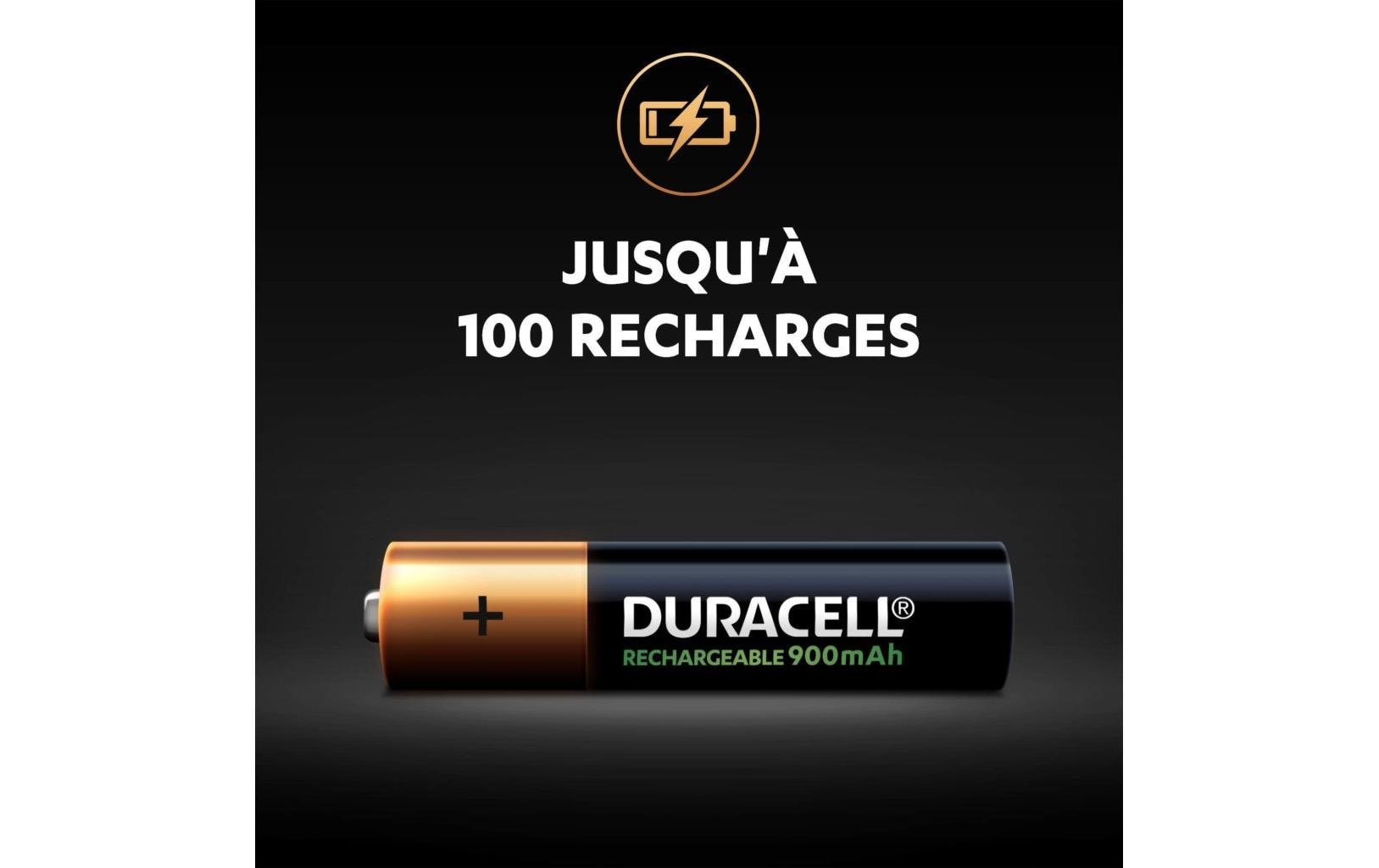 Duracell AAA Akkus – NiMH, 800 mAh, 1,2 V – 2 Stk.