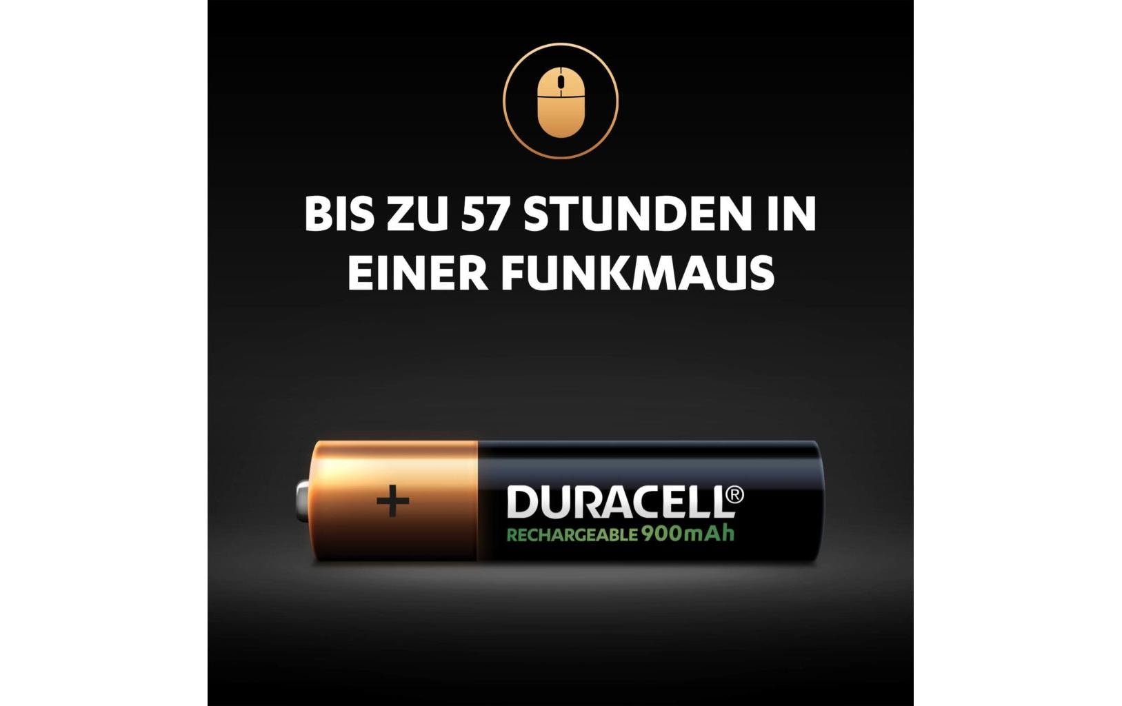 Duracell AAA Akkus – NiMH, 800 mAh, 1,2 V – 2 Stk.
