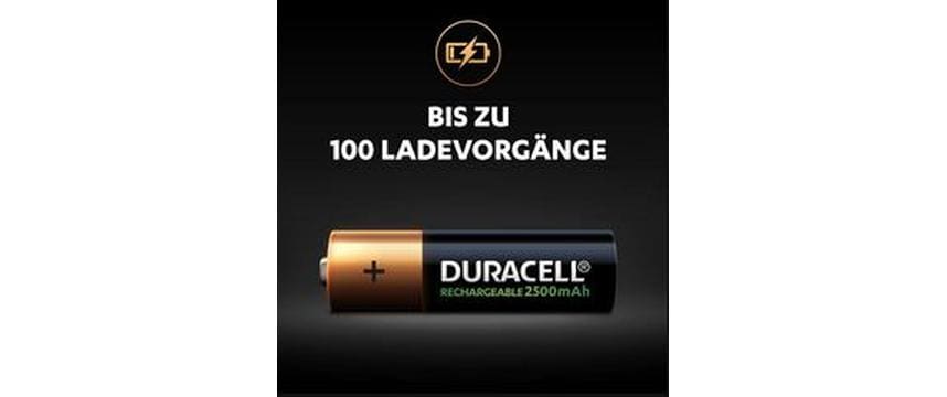 Duracell Akku 1,2 V 2500 mAh 3,00 Wh Ni-MH