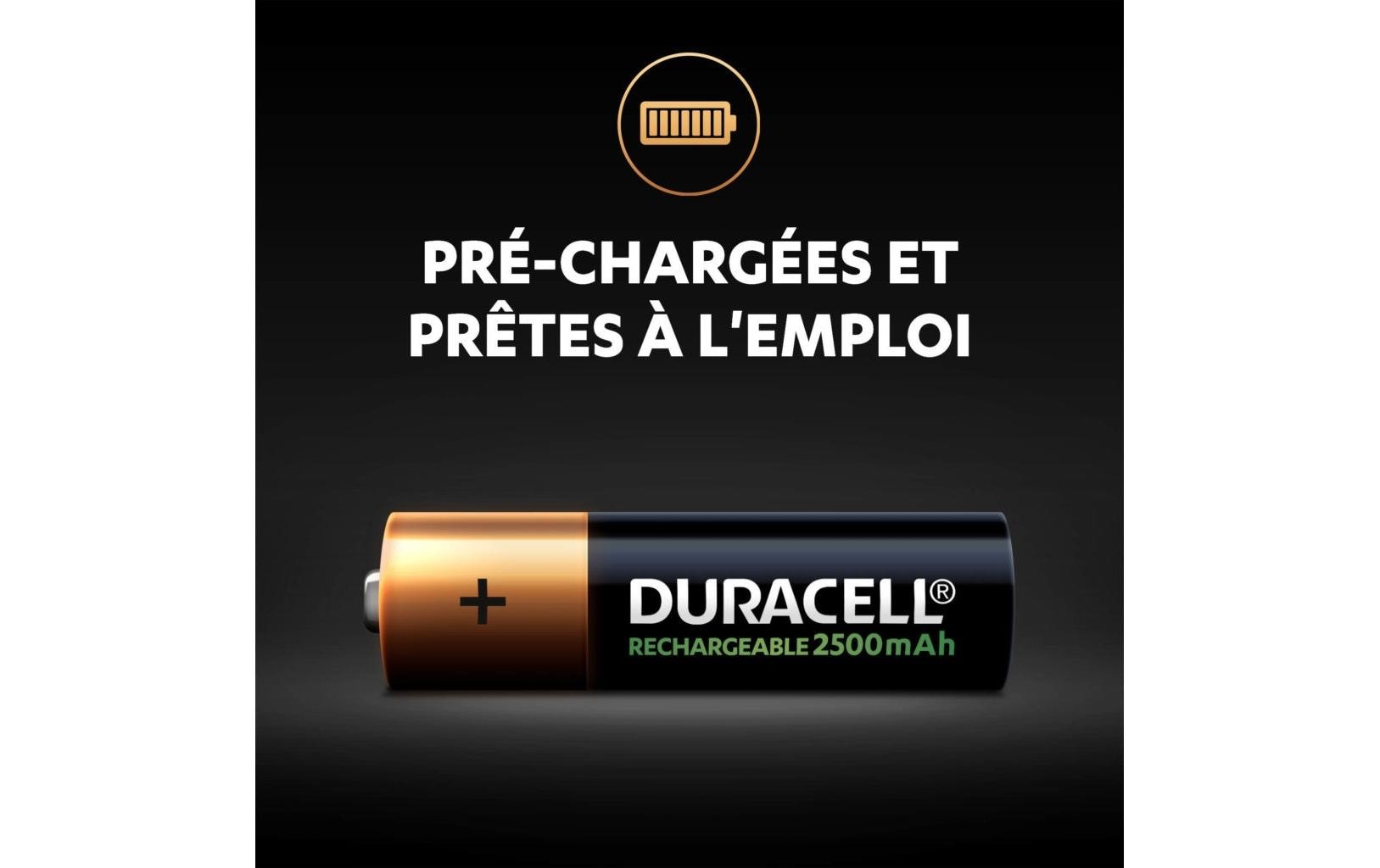Duracell AA Akkus, NiMH, 2500 mAh, 1,2 V – 2 Stk.