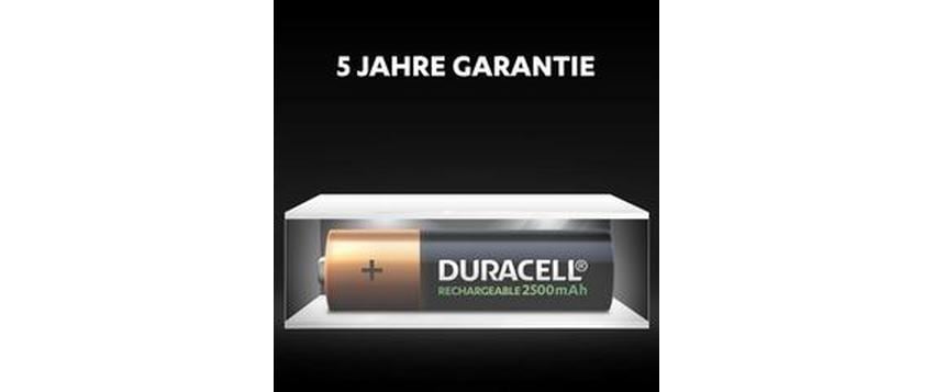 Duracell AA Akkus, NiMH, 2500 mAh, 1,2 V – 2 Stk.