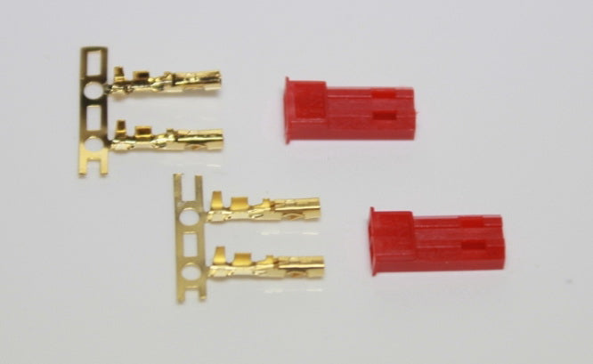 EP Product JST Stecker männlich, 2 Stk. – bronze/rot