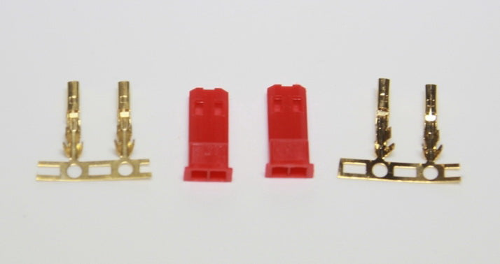 EP Product JST Stecker männlich, 2 Stk. – bronze/rot