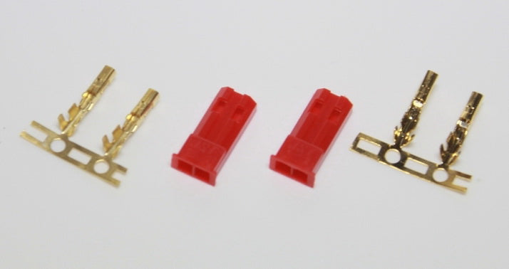 EP Product JST Stecker männlich, 2 Stk. – bronze/rot