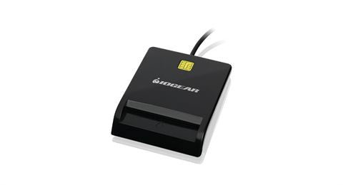 IOGEAR GSR212 – Smartcard-Leser, USB 2.0, Schwarz, für Windows, Linux, macOS