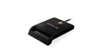 IOGEAR GSR212 – Smartcard-Leser, USB 2.0, Schwarz, für Windows, Linux, macOS