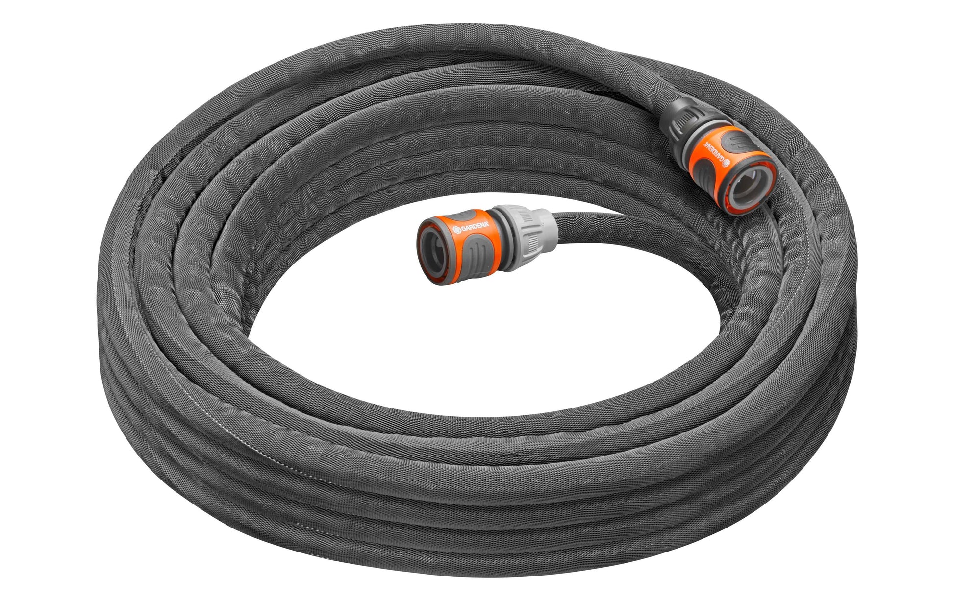 Gardena Textilschlauch Liano – Ø 13 mm × 10 m, PVC, Grau, 22 bar