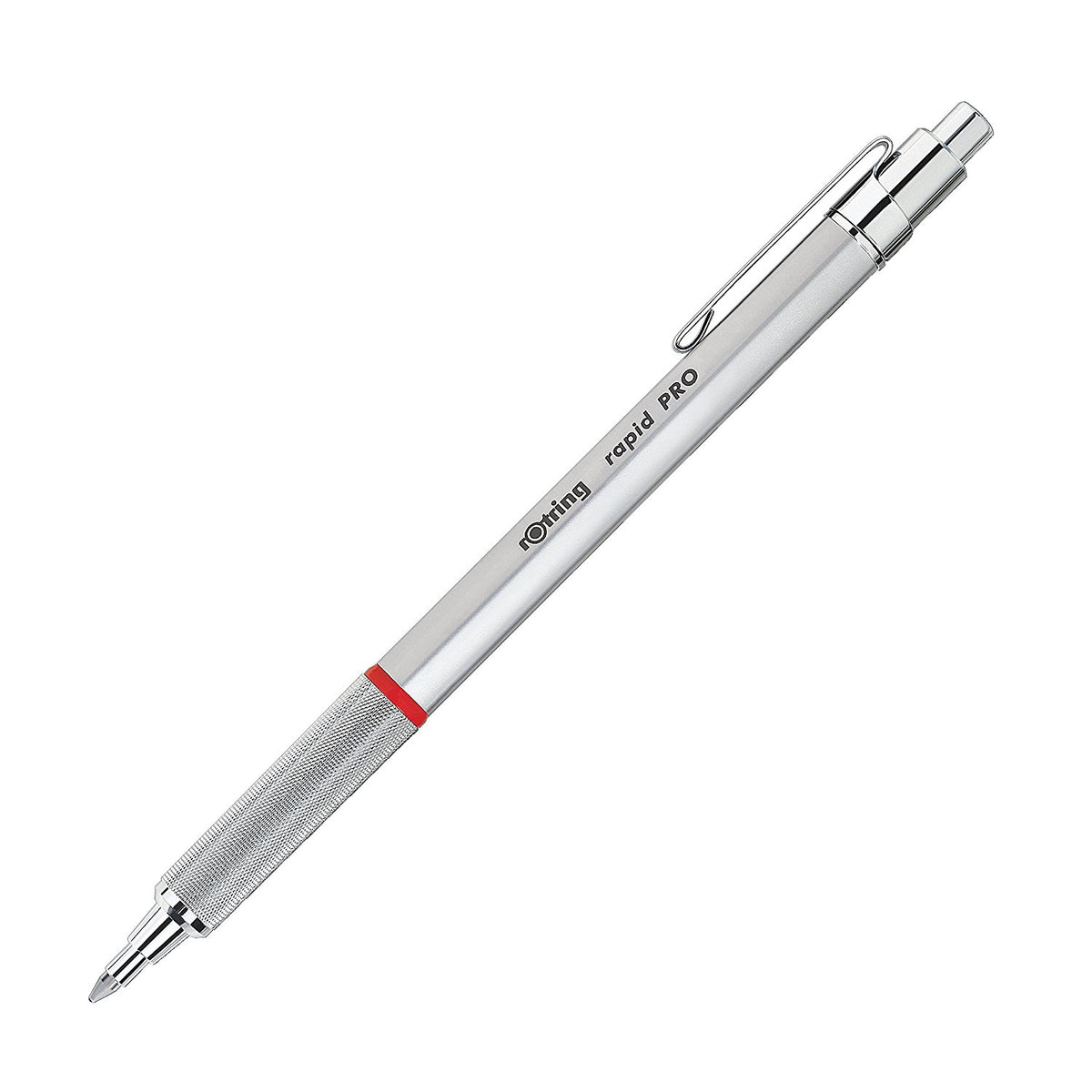 Rotring rapid PRO Chrom Kugelschreiber – Blau, Medium, Druck, dokumentenecht, nachfüllbar