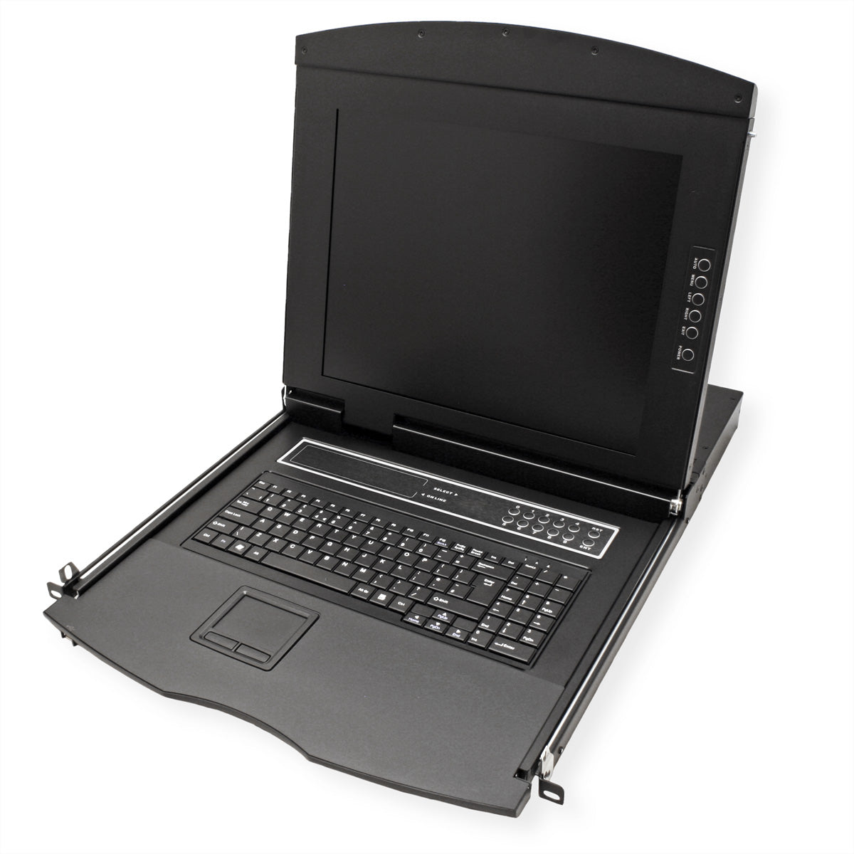 VALUE 17" Rack-LCD-Konsole – 1280 × 1024, 8-Port KVM, DE-Layout – 1U