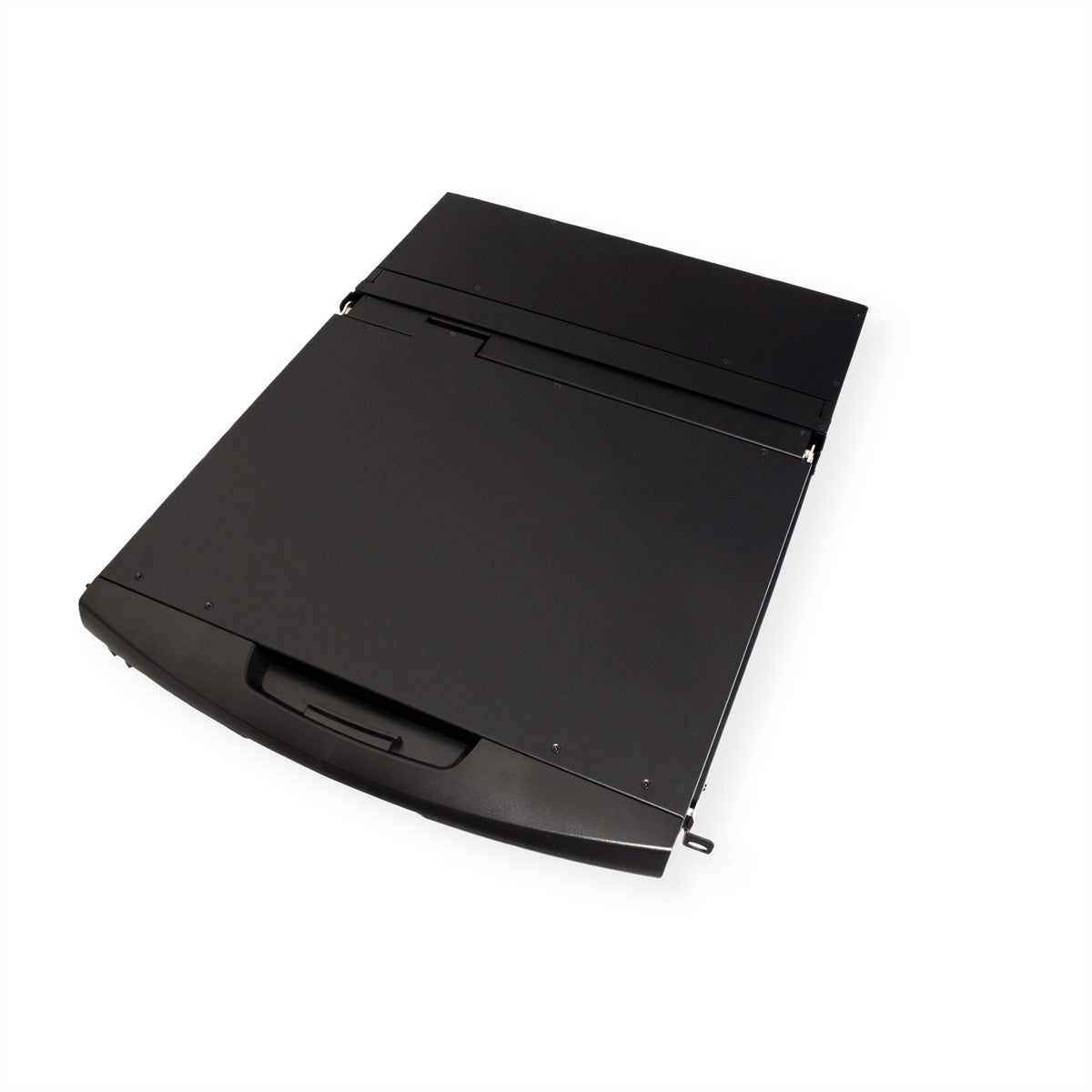 VALUE 19" Rack-LCD-Konsole – 8-Port VGA KVM – 1366 × 768, USB 2.0, CH-Layout – 1U