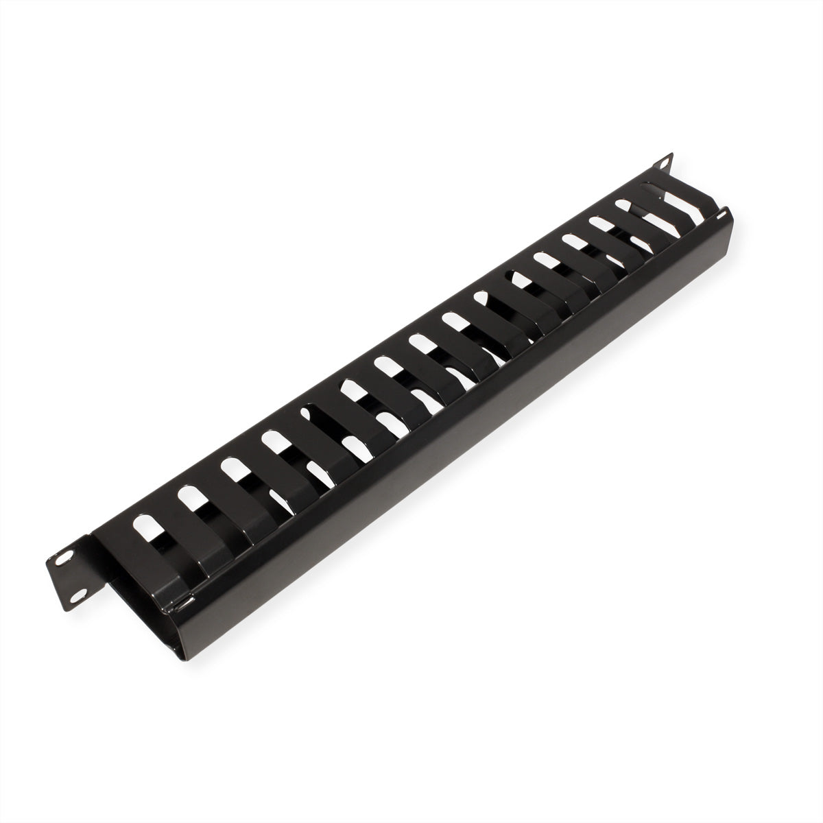 VALUE 26.99.0305 19" Kabelmanager – 483 mm – 1U – Metall – Schwarz, 1 Stk.