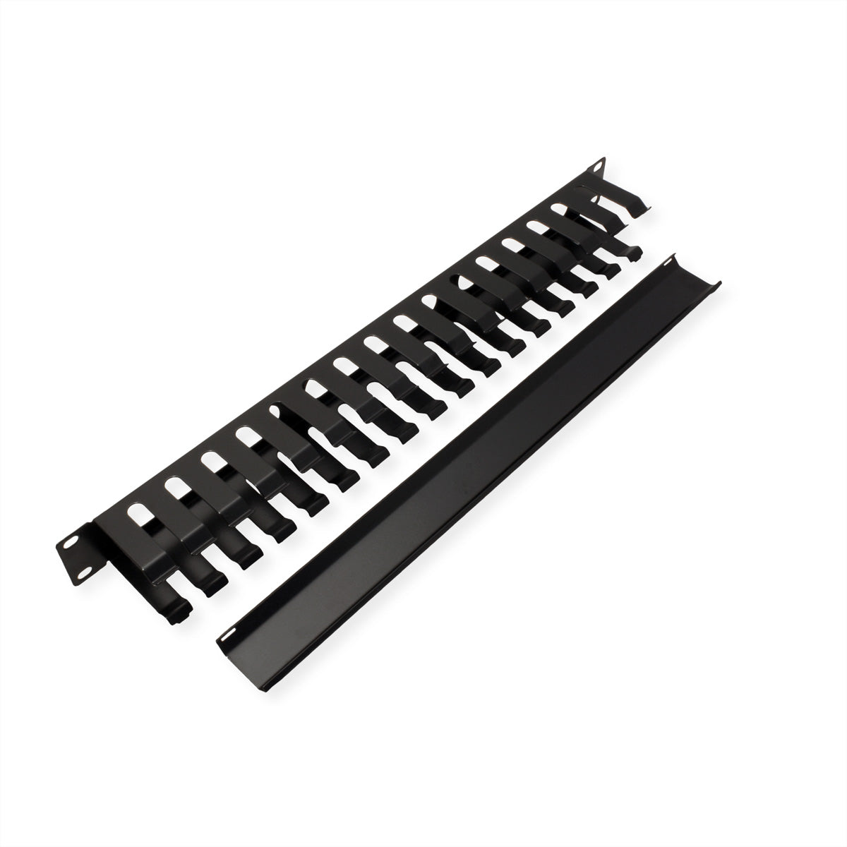 VALUE 26.99.0305 19" Kabelmanager – 483 mm – 1U – Metall – Schwarz, 1 Stk.