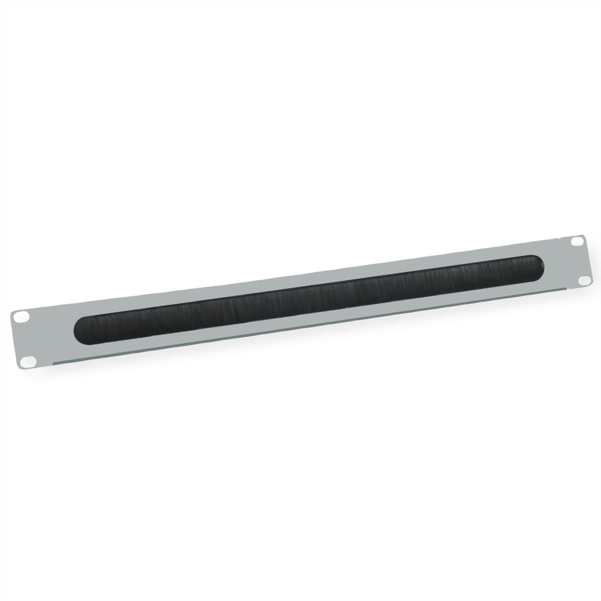 VALUE 19" Kabelführung, 1 HE, Bürstendichtung, 500 mm Tiefe, RAL 7035 (Lichtgrau)