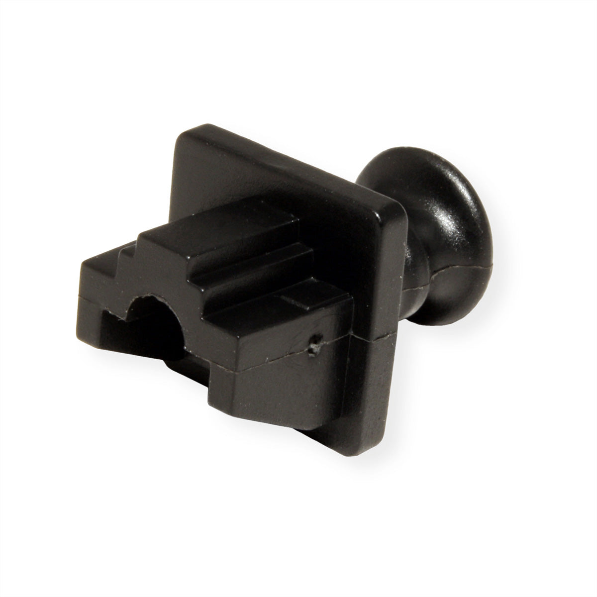 VALUE RJ-45 Buchsen-Abdeckung – 10er Set, Schwarz, PVC, für RJ-45 Buchsen
