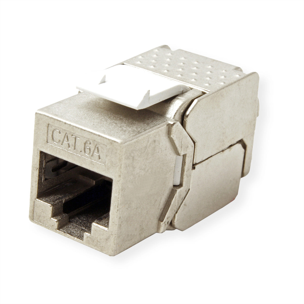 VALUE 26.99.0375 RJ-45-Kupplung – Cat6a STP, Buchse (gerade), Silber, 10er-Pack
