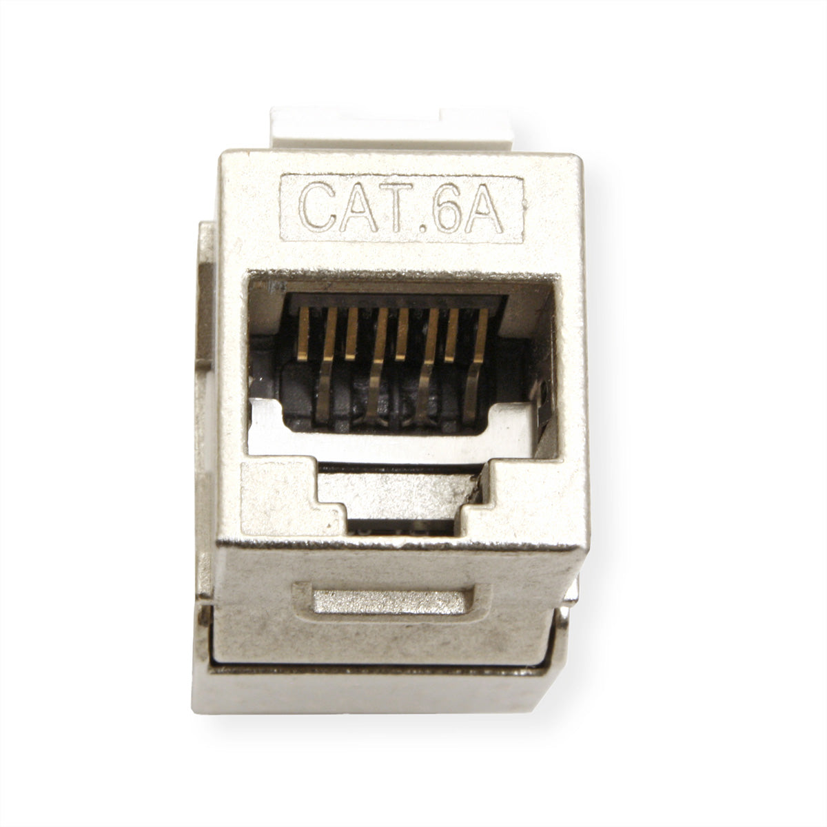 VALUE 26.99.0375 RJ-45-Kupplung – Cat6a STP, Buchse (gerade), Silber, 10er-Pack
