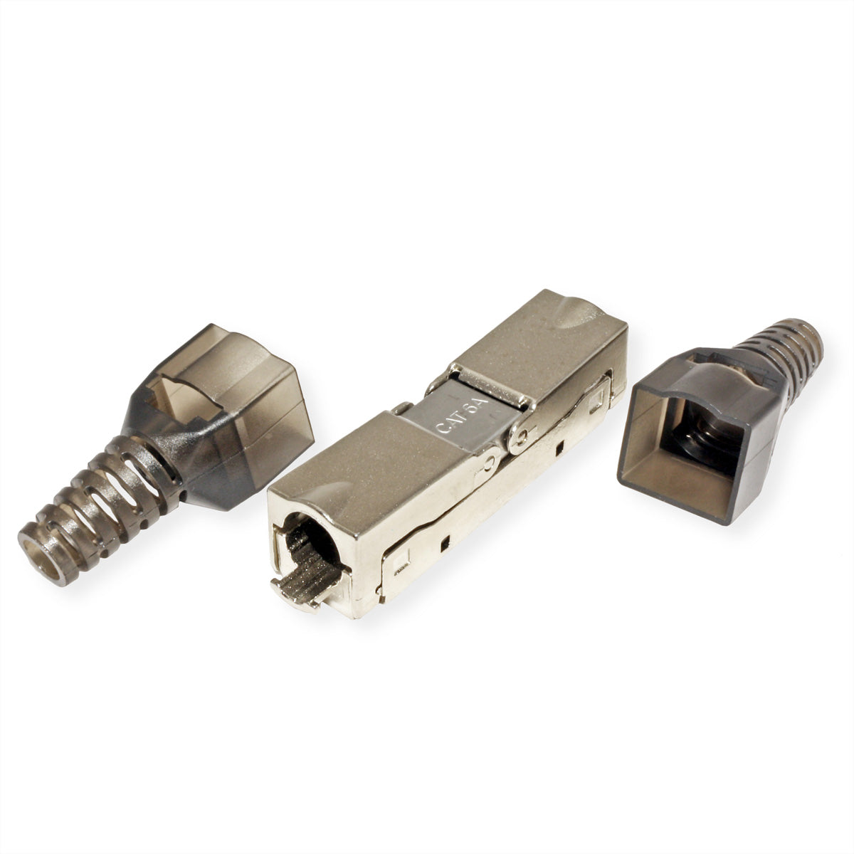 VALUE 26.99.0380 RJ-45-Kupplung – Cat6a, S/UTP (STP), AWG 22, Silber