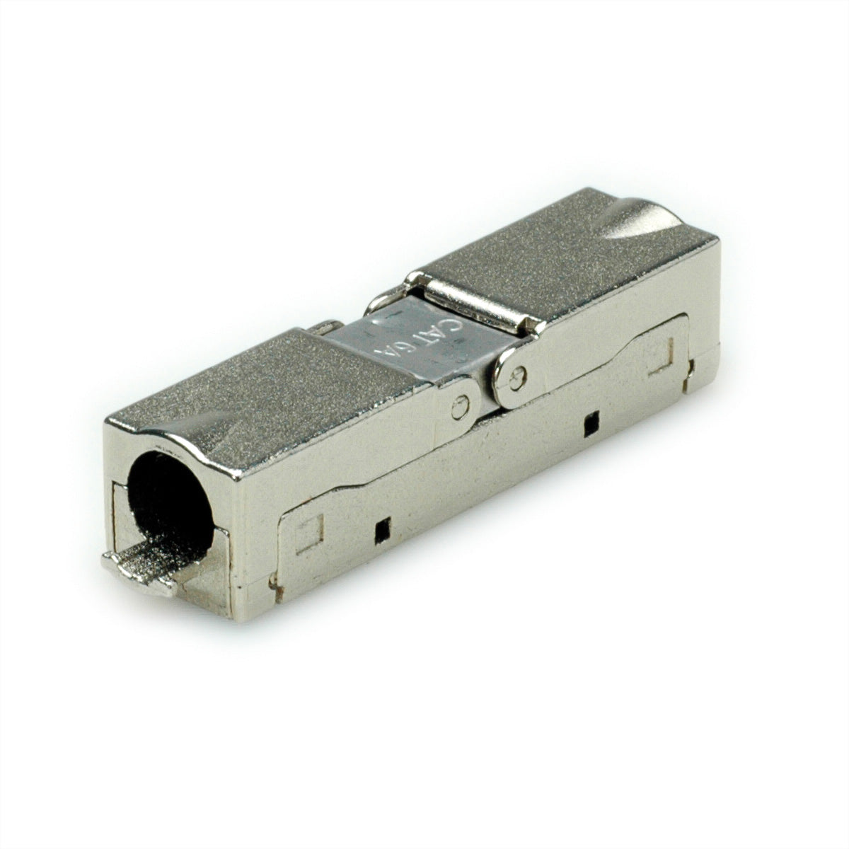 VALUE 26.99.0380 RJ-45-Kupplung – Cat6a, S/UTP (STP), AWG 22, Silber