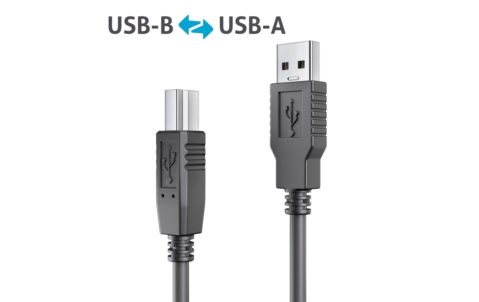 PureLink USB-Kabel, USB-A zu USB-B, 20 m, USB 3, Lade-/Datenkabel