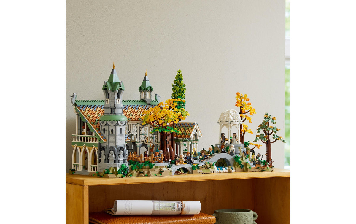 LEGO Der Herr der Ringe Rivendell 3D-Puzzle – 6167 Teile – 75 × 39 × 50 cm – ab 18 Jahren