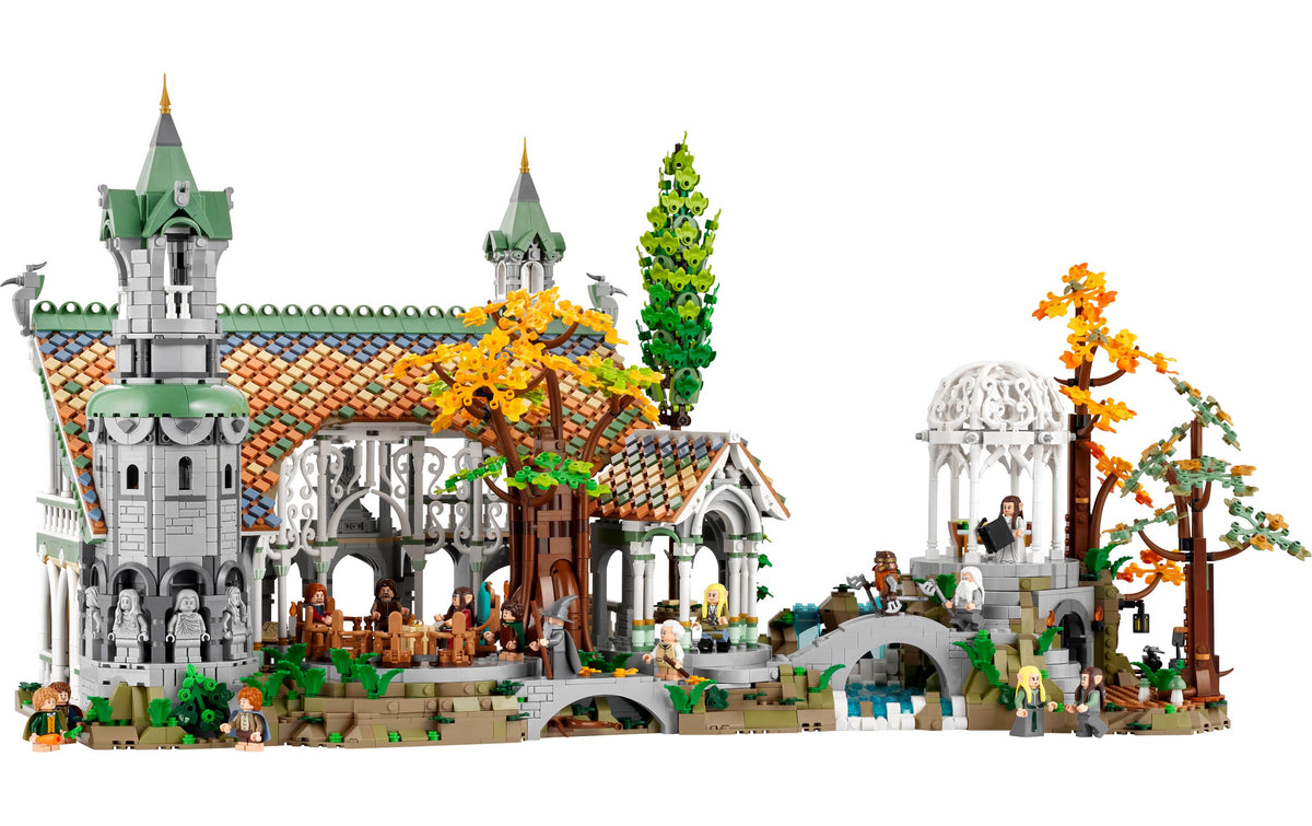 LEGO Der Herr der Ringe Rivendell 3D-Puzzle – 6167 Teile – 75 × 39 × 50 cm – ab 18 Jahren