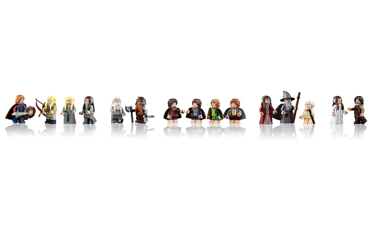 LEGO Der Herr der Ringe Rivendell 3D-Puzzle – 6167 Teile – 75 × 39 × 50 cm – ab 18 Jahren