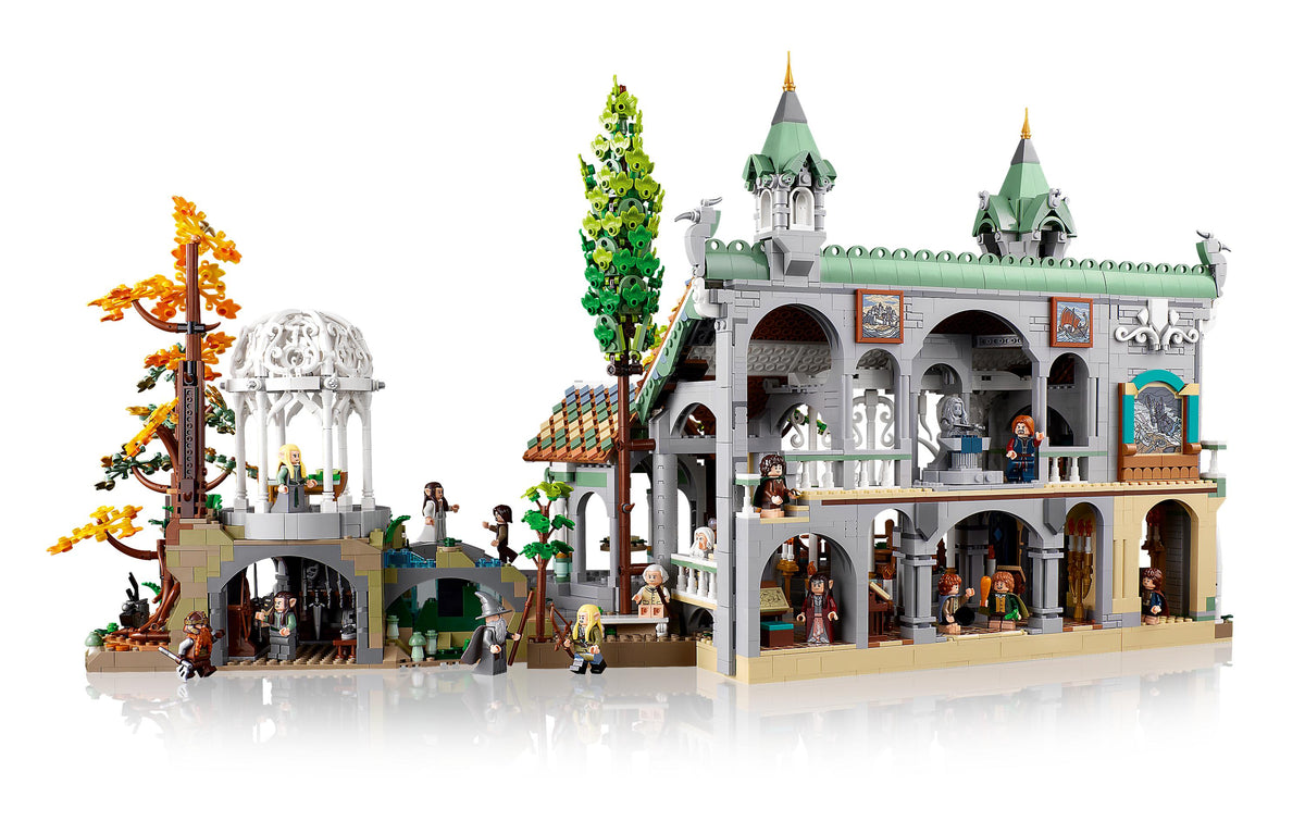 LEGO Der Herr der Ringe Rivendell 3D-Puzzle – 6167 Teile – 75 × 39 × 50 cm – ab 18 Jahren